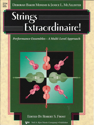 Book cover for Strings Extraordinaire - String Bass