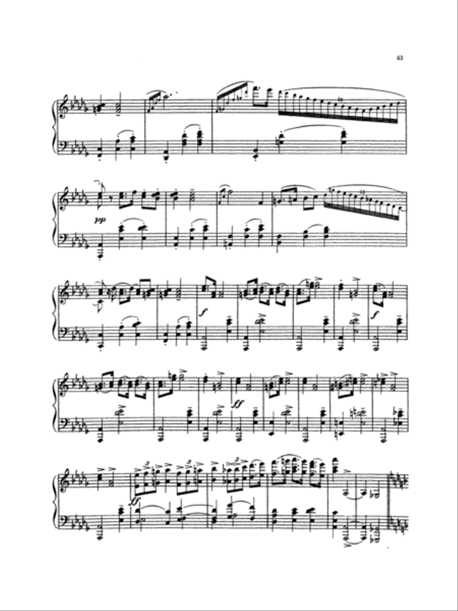 Rachmaninoff: Piano Pieces, Op. 10 Piano Solo scores gallery preview page 4