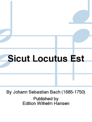 Book cover for Sicut Locutus Est