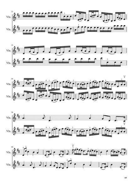 Canon in D by Pachelbel for Violin Duet image number null