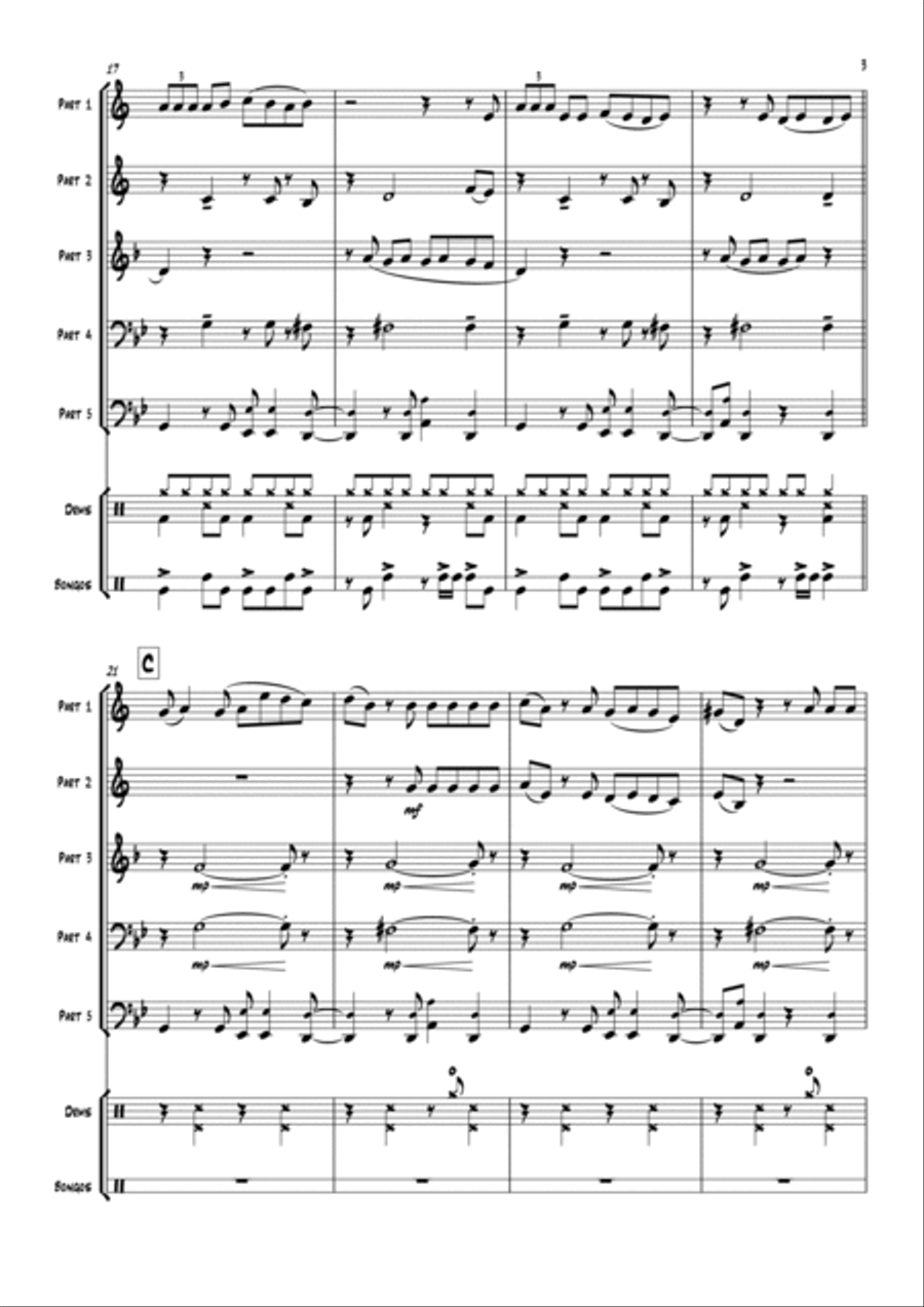 Havana Euphonium scores gallery preview page 5