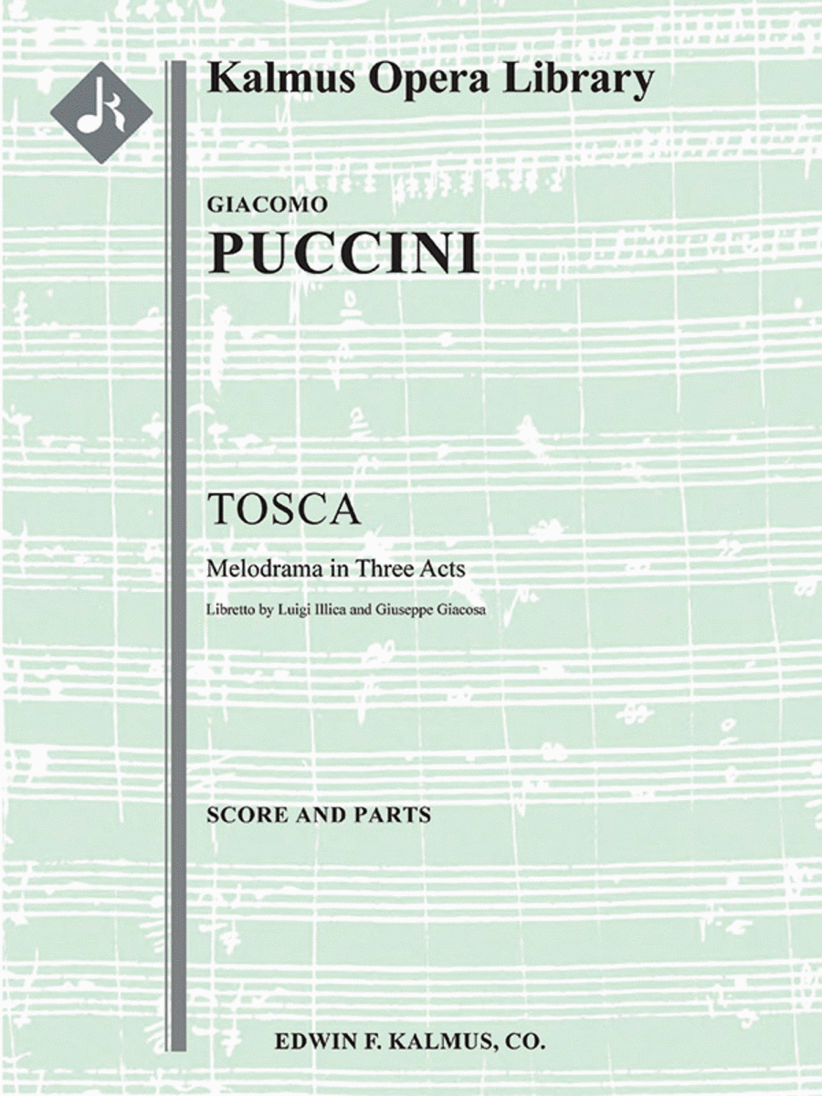 Tosca (original orchestration) Choir scores gallery preview page 1