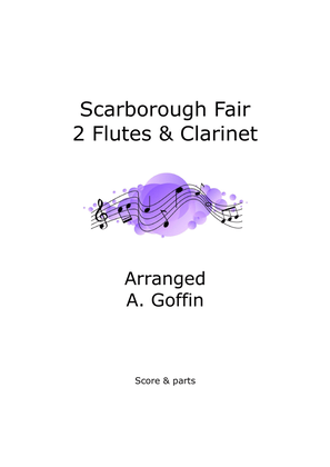 Book cover for Scarborough Fair woodwind trio