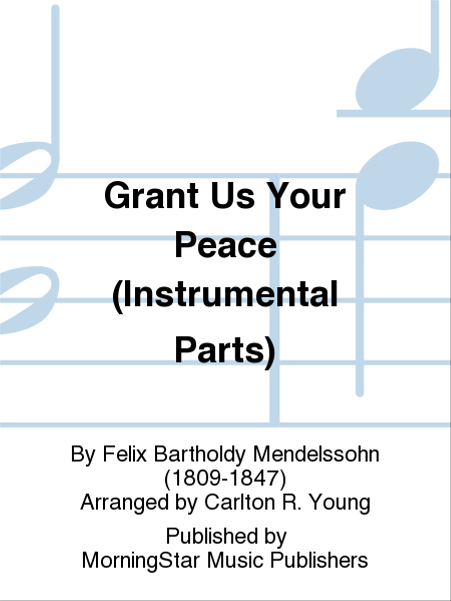 Grant Us Your Peace (Instrumental Parts) Choir scores gallery preview page 1