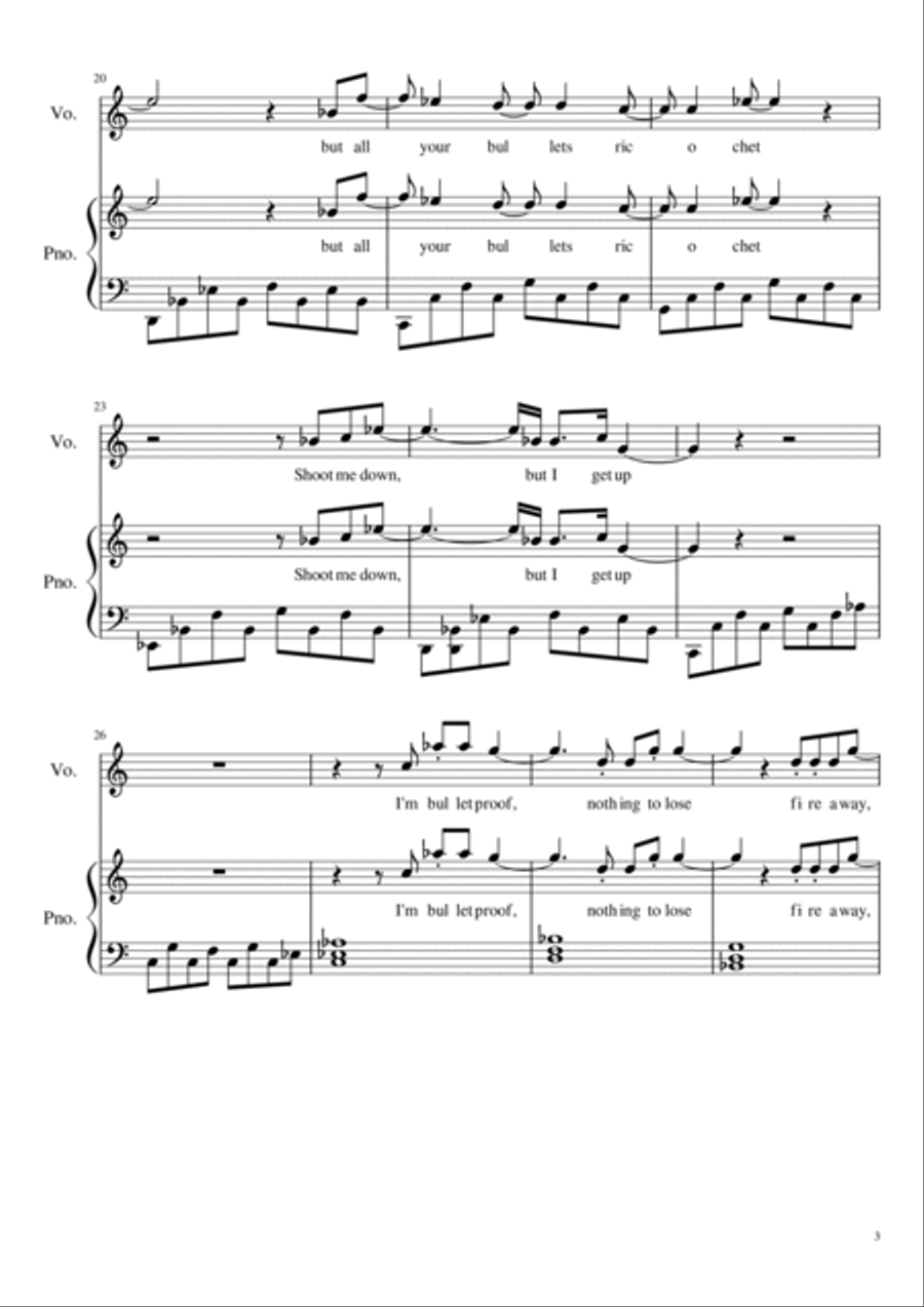 Titanium Titanium Voice scores gallery preview page 3