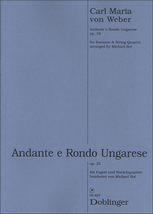 Book cover for Andante und Rondo Ungarese op. 35