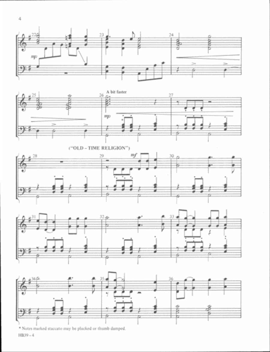 Fantasia on Beloved Hymns 4 octaves 4-Octaves scores gallery preview page 4