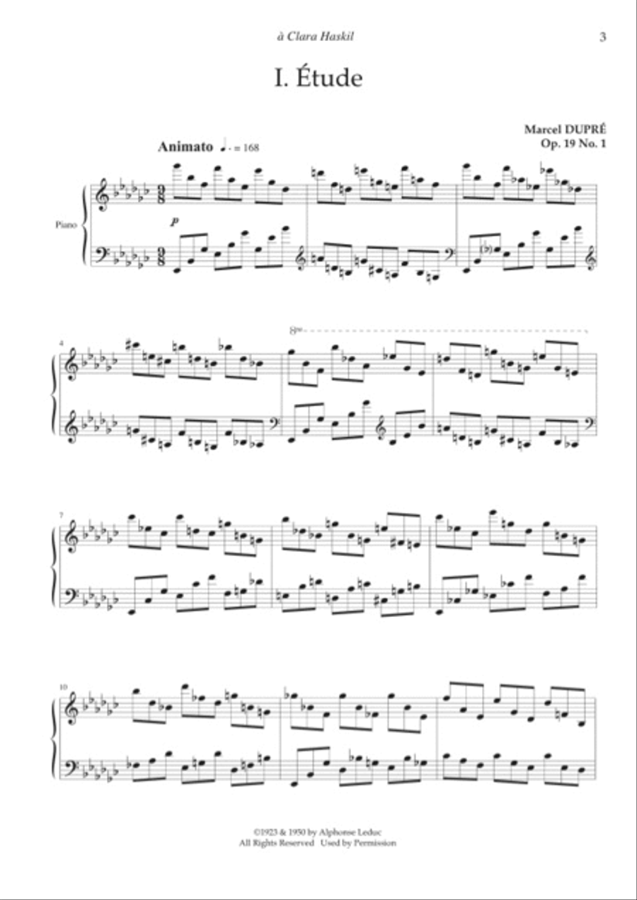Quatre Pieces, Op. 19 Piano Solo scores gallery preview page 2