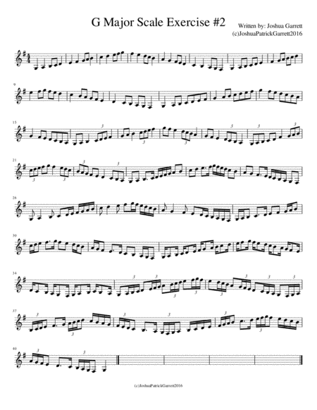G Major Scale Exercise #2