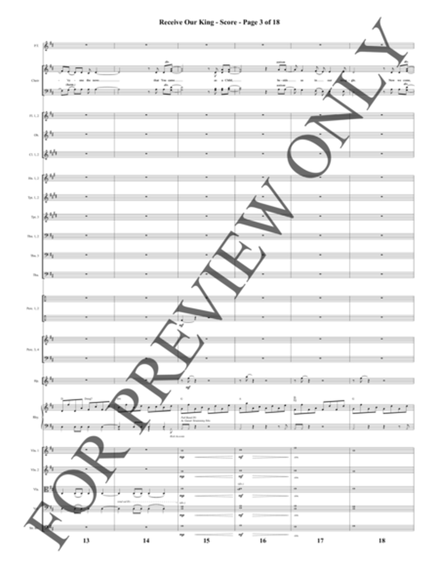 Receive Our King - Orchestration (pdf)