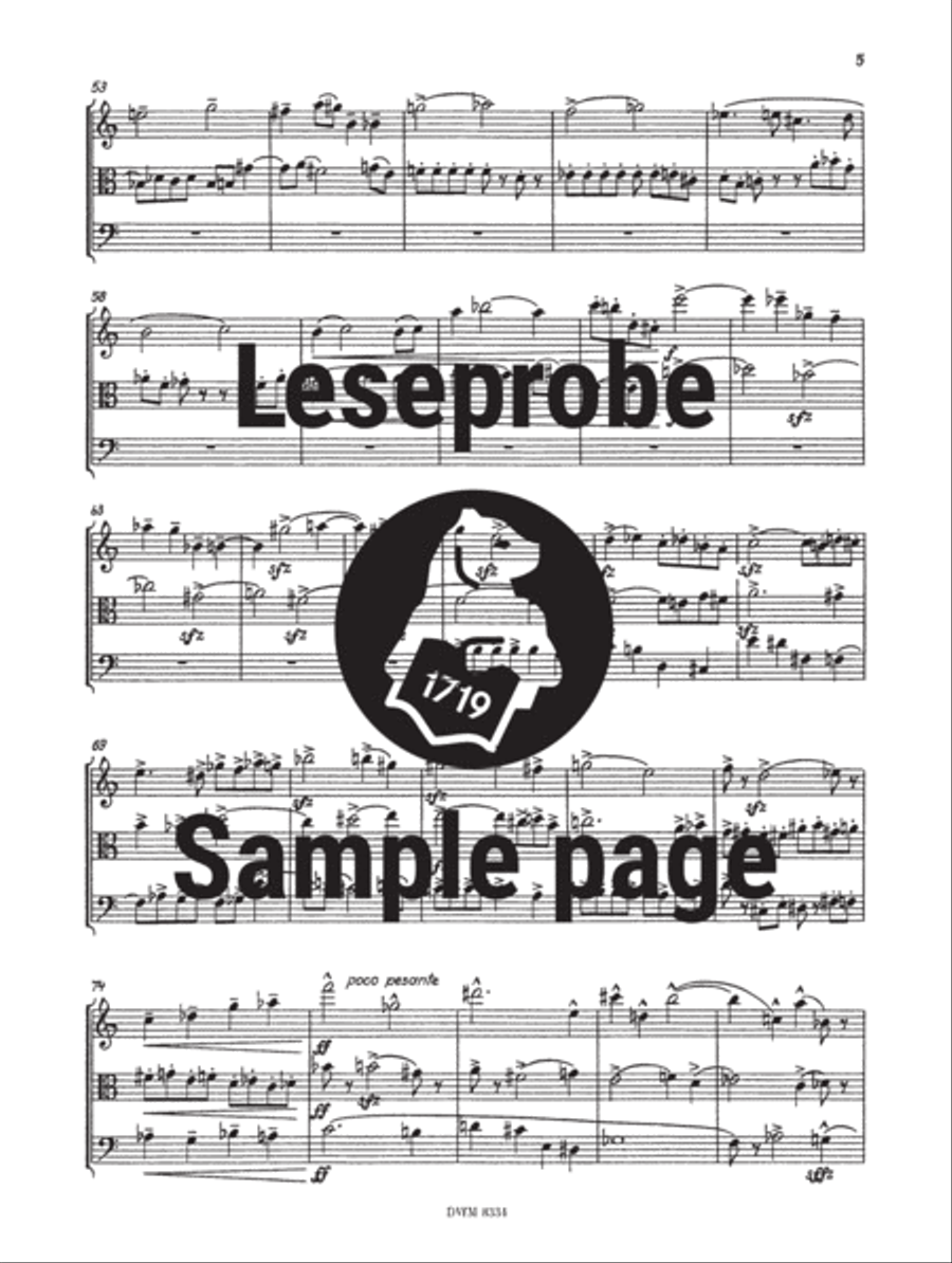 Prelude and Fugue on B-A-C-H Op. 46 Study Score scores gallery preview page 4