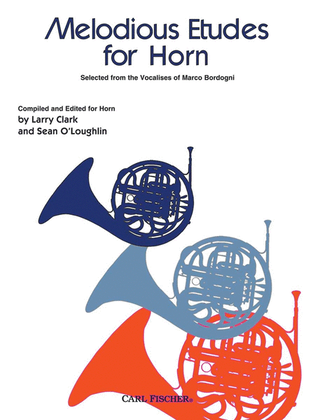 Book cover for Melodious Etudes For Horn