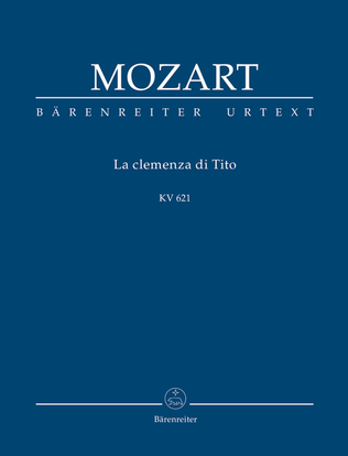 Book cover for La clemenza di Tito, KV 621