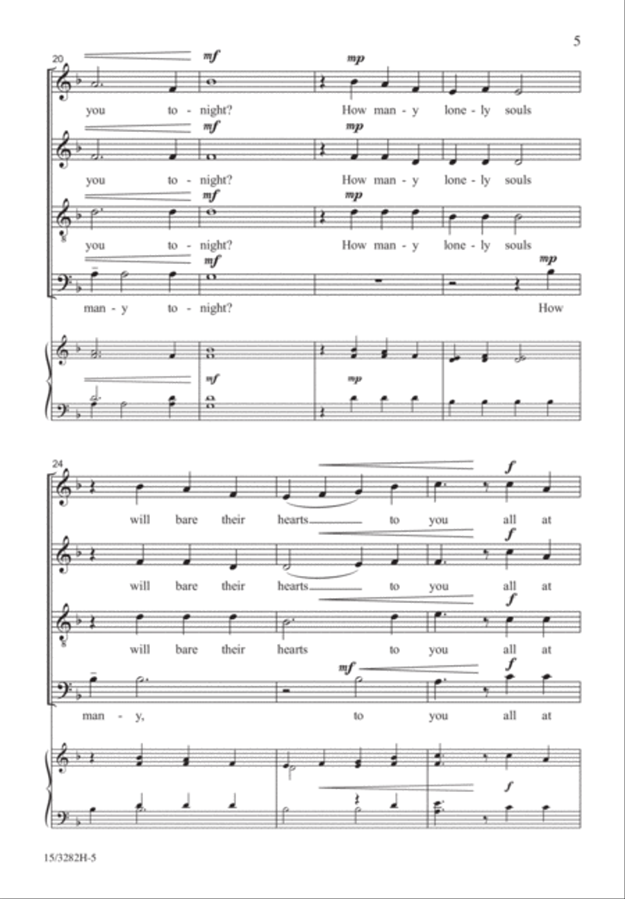 Cool Moon 4-Part scores gallery preview page 5