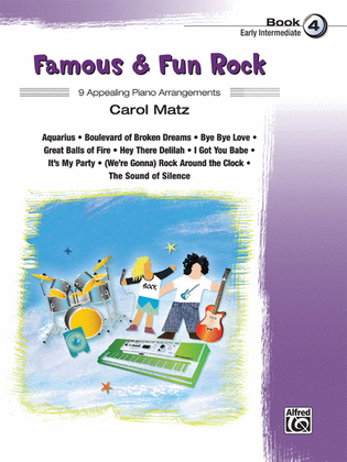 Book cover for Famous & Fun Rock, Book 4
