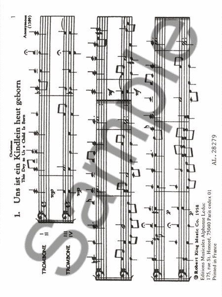 16 Chorals (trombones 4)