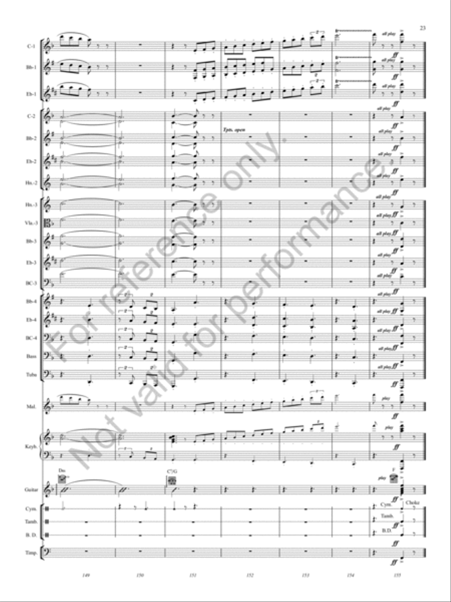 Fantasia on the Dargason (from Second Suite in F, Mvt. IV) Concert Band scores gallery preview page 22