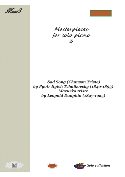 Masterpieces for solo piano 3 by P. Tchaikovsky and L. Dauphin image number null