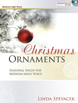 Book cover for Christmas Ornaments - Medium-high Voice