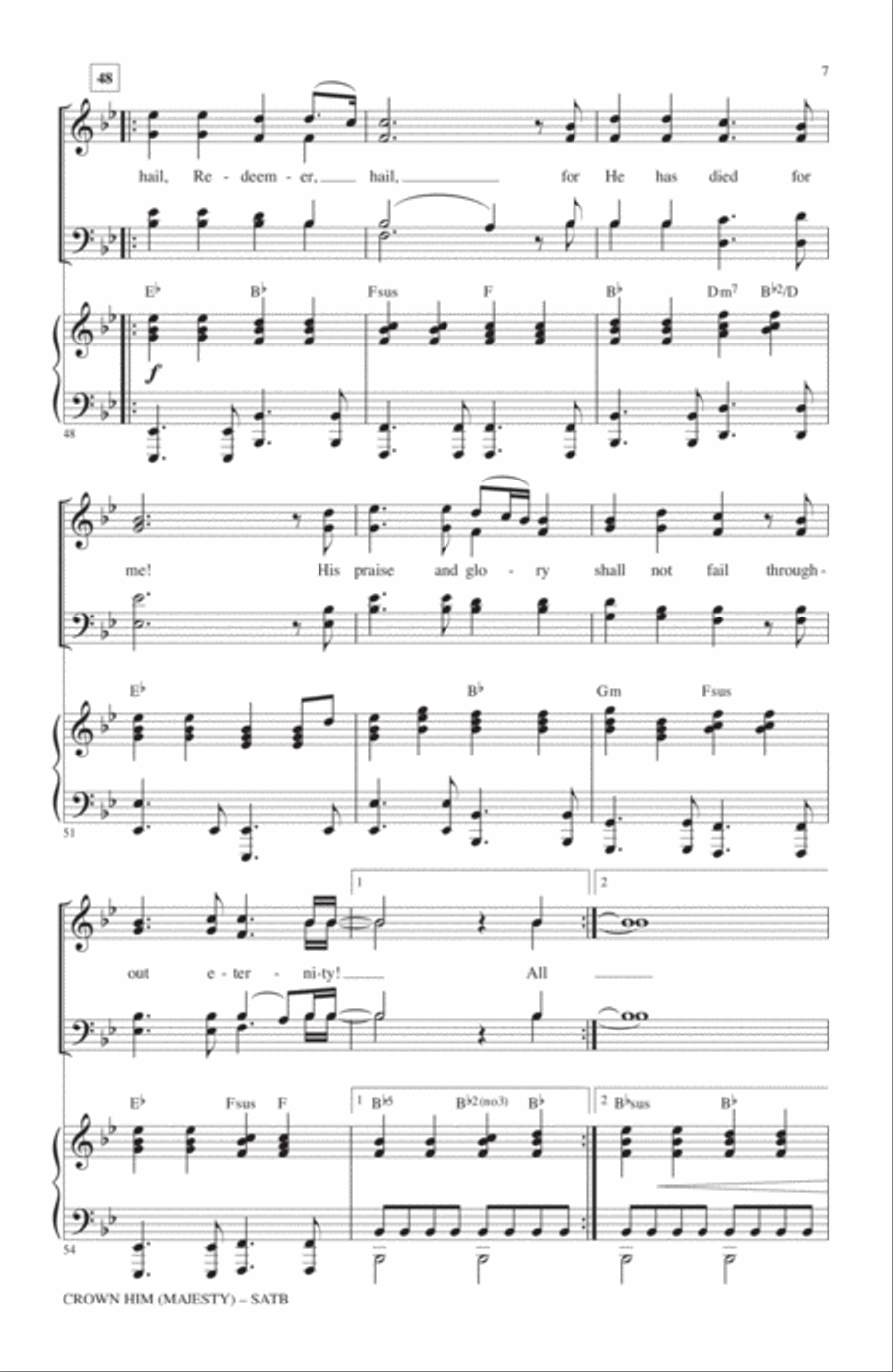Crown Him (Majesty) Crown Him (Majesty) 4-Part scores gallery preview page 6