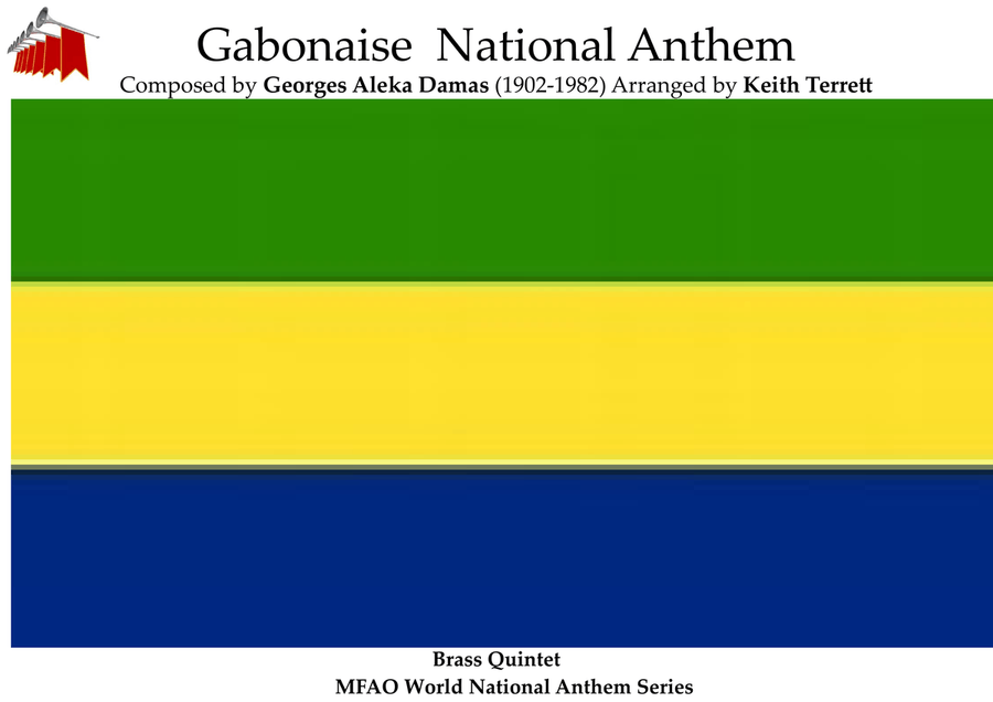 Gabonaise National Anthem for Brass Quintet Brass Quintet scores gallery preview page 1