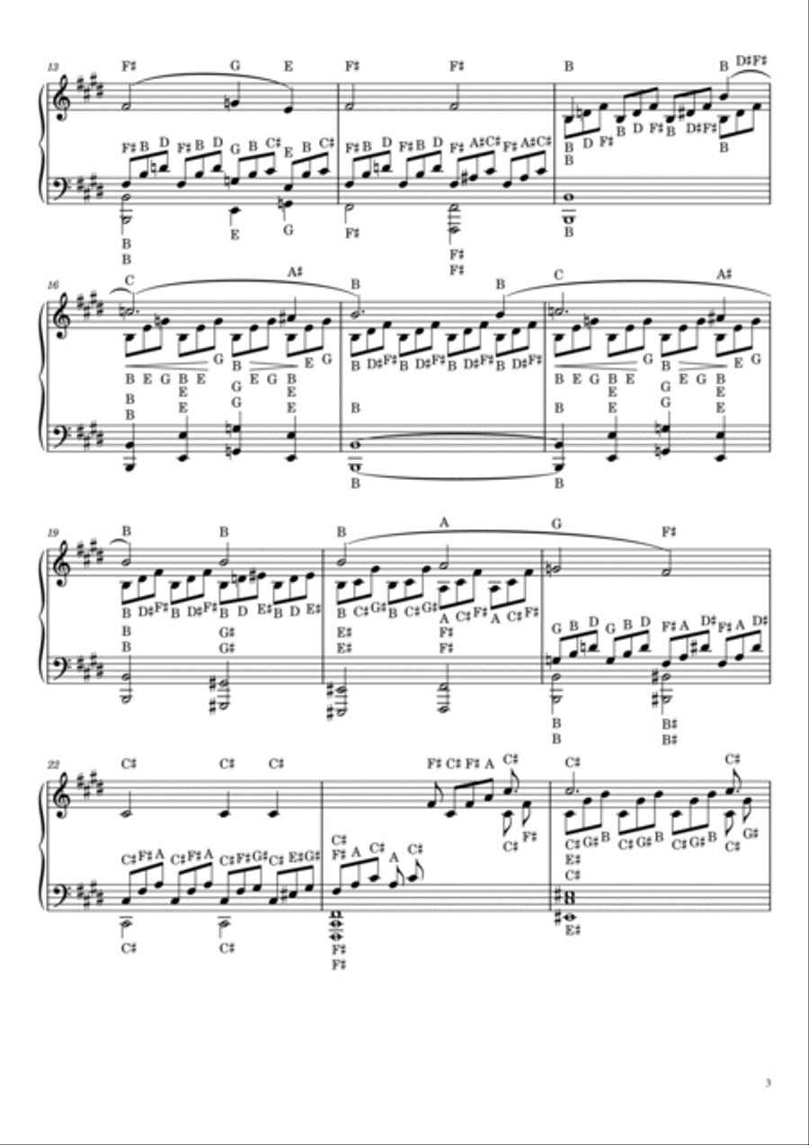 Moonlight Sonata (With Note Names) Piano Method scores gallery preview page 3
