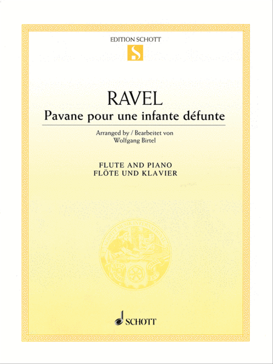 Pavane pour une infante défunte Flute Solo scores gallery preview page 1