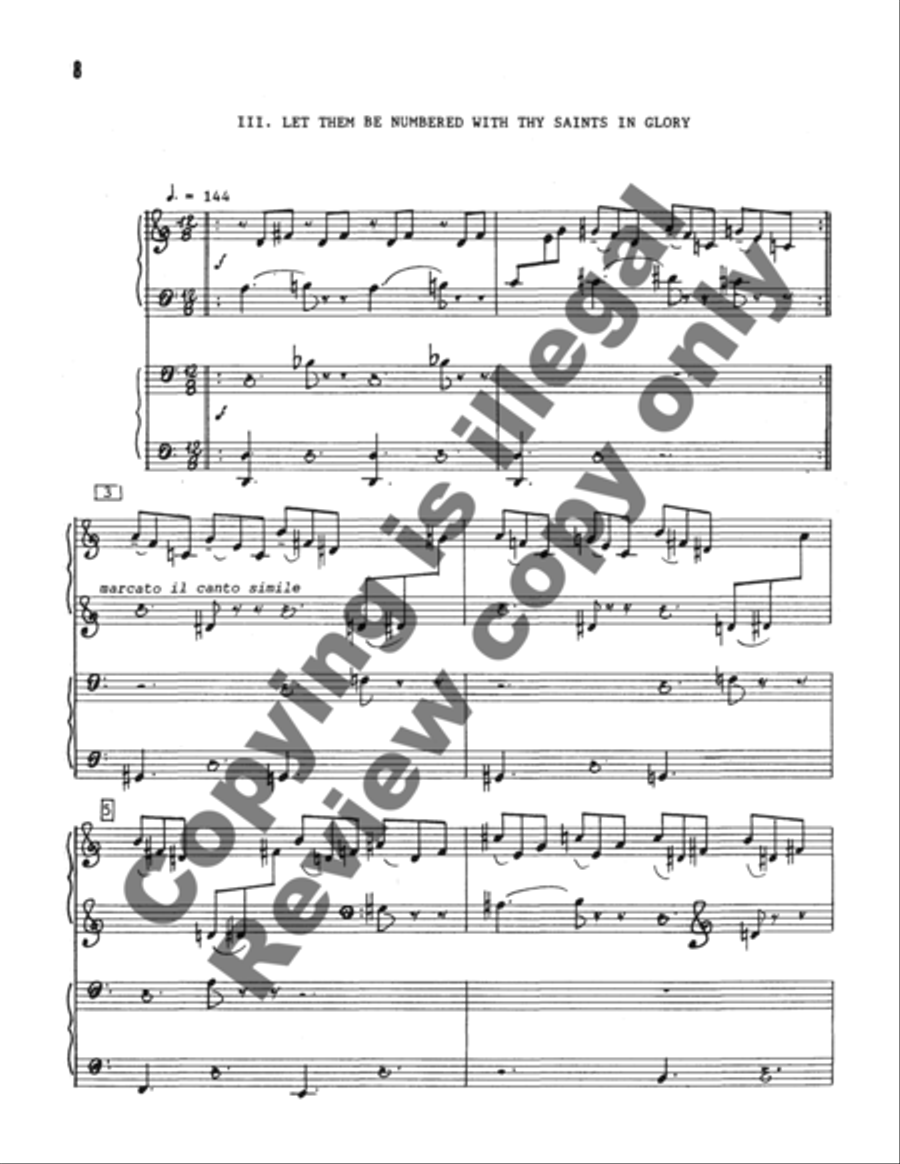 Requiem Collects Organ scores gallery preview page 13