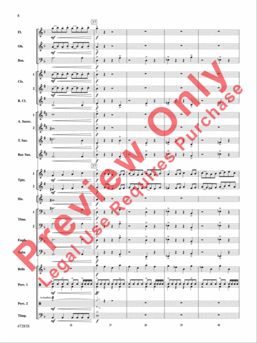 Red Giant Red Giant Concert Band scores gallery preview page 9