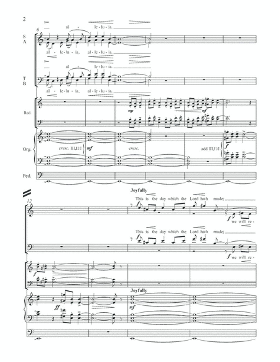 An Easter Introit An Easter Introit 4-Part scores gallery preview page 11