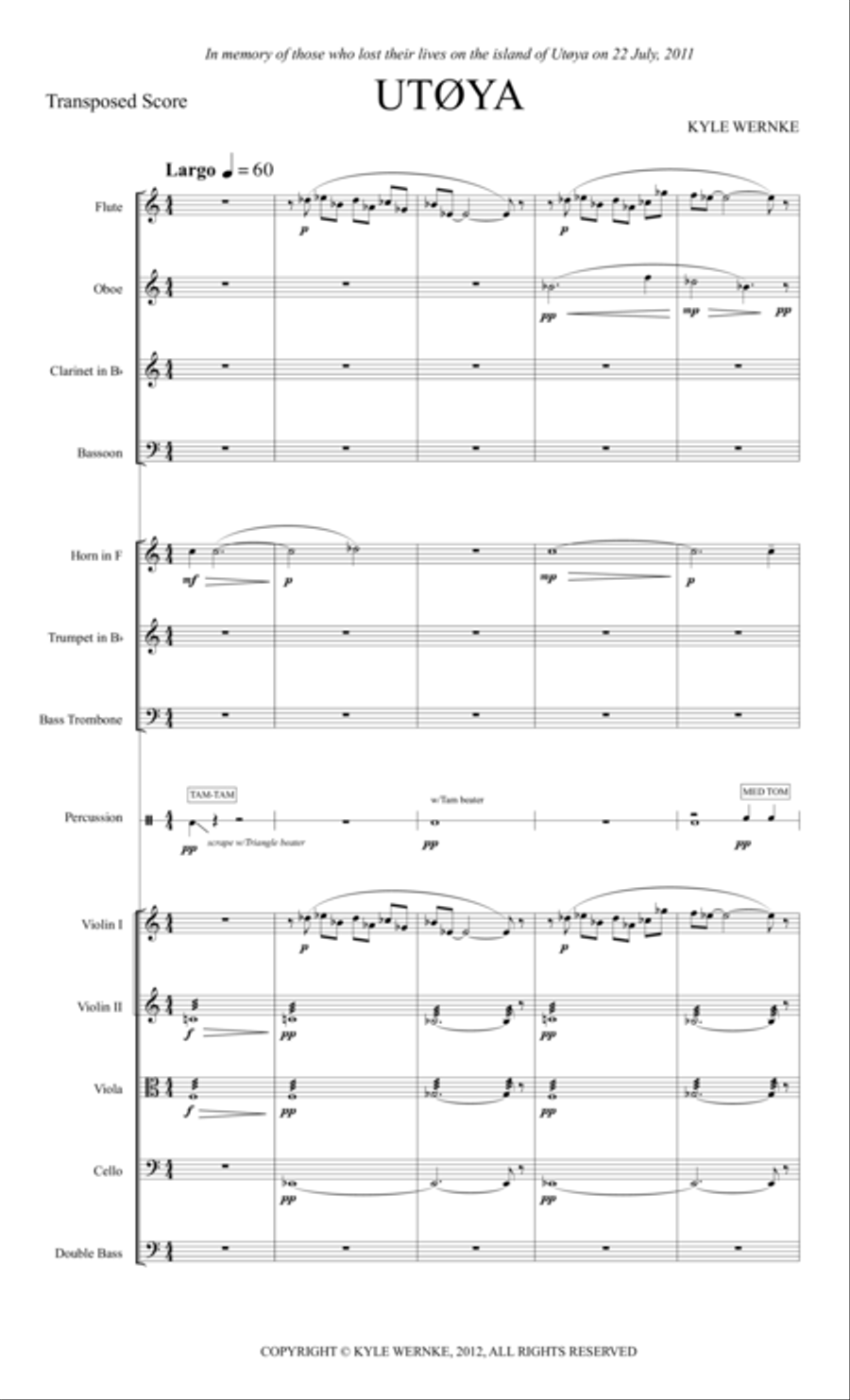 Utoya Chamber Orchestra scores gallery preview page 3