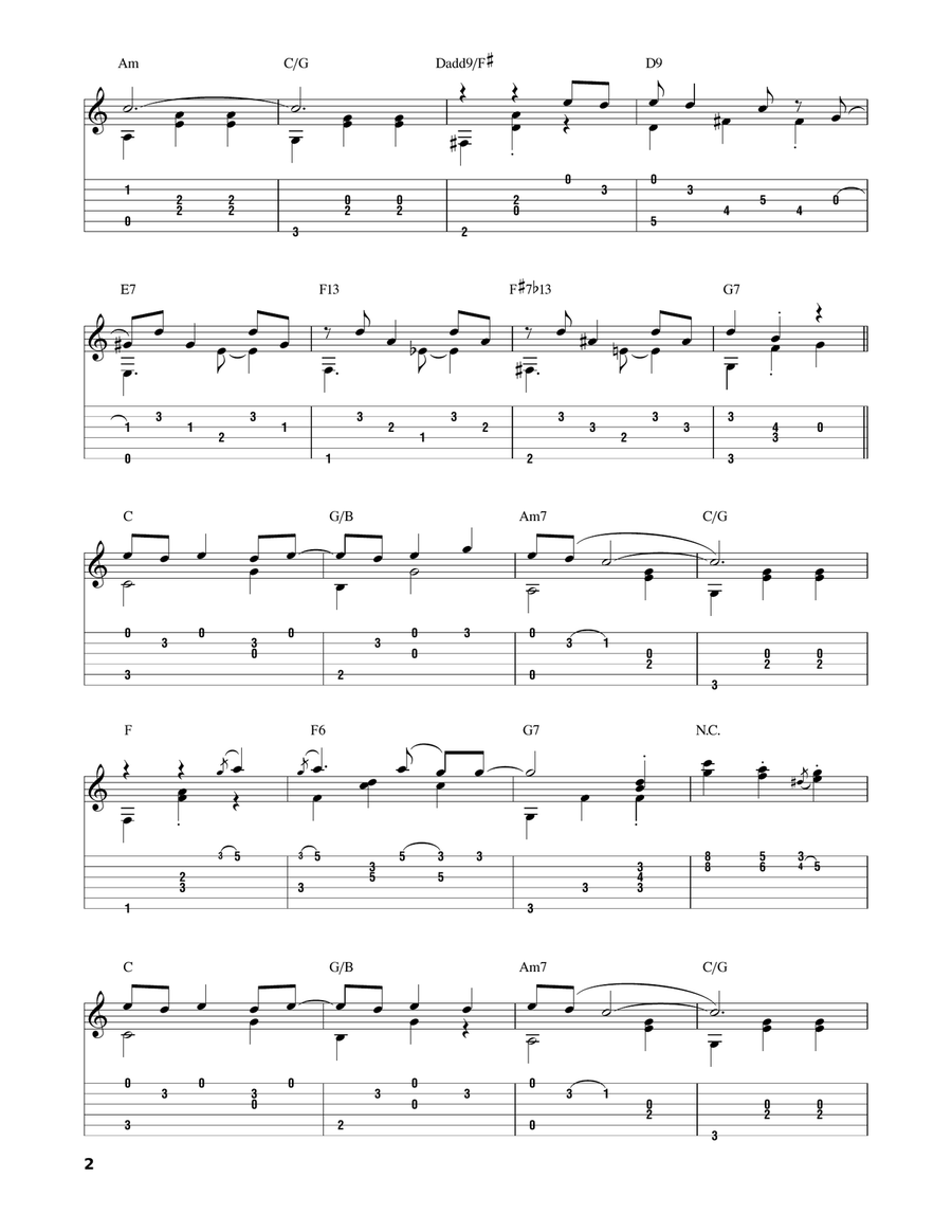 Mr. Bojangles Electric Guitar scores gallery preview page 2