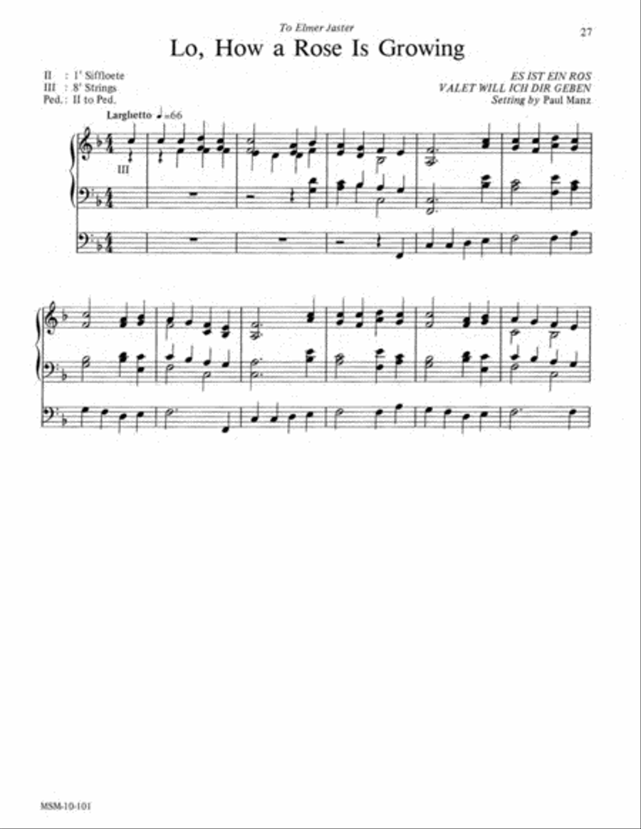 Improvisations for the Christmas Season, Set 2 Organ scores gallery preview page 13