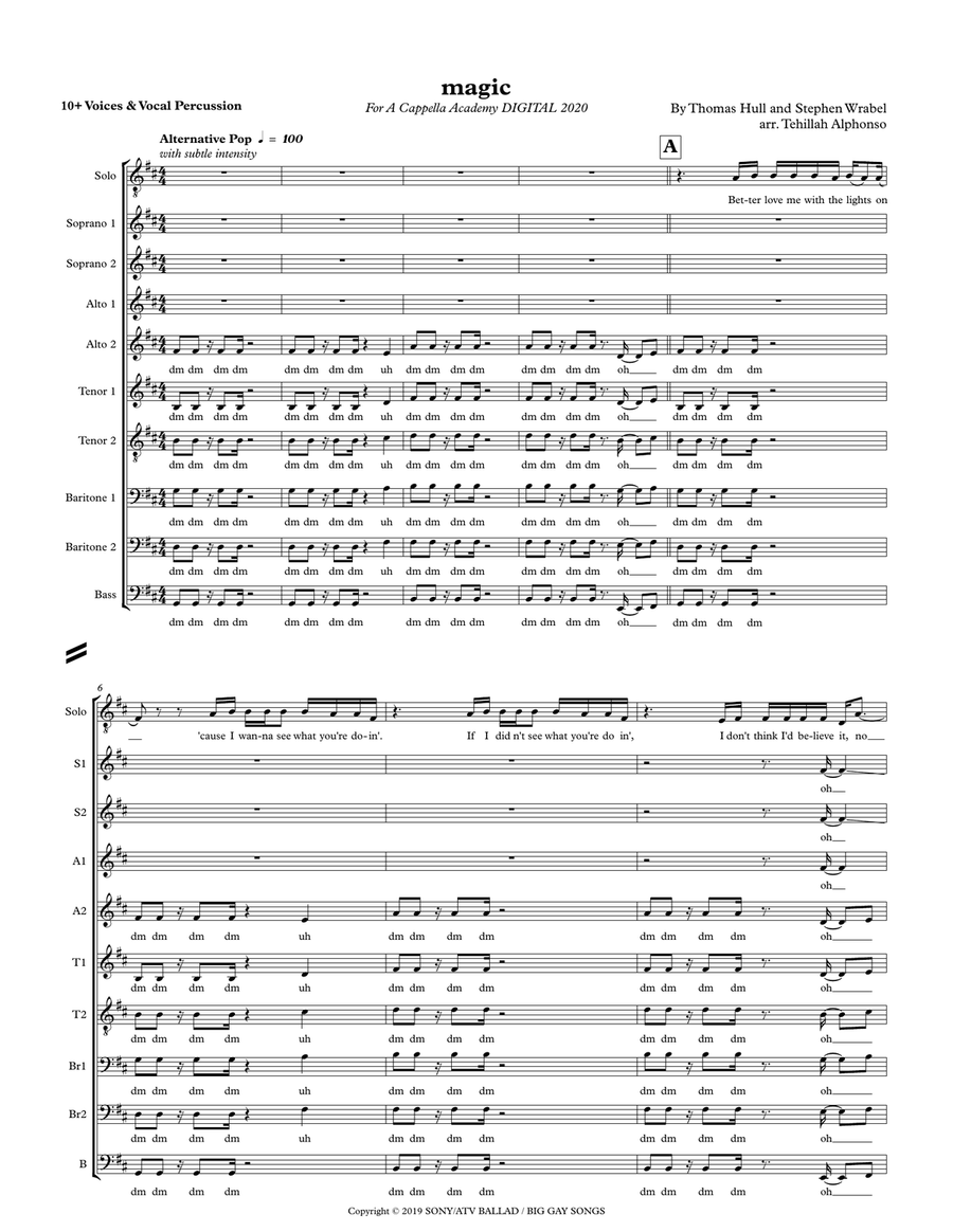 Magic Divisi scores gallery preview page 1