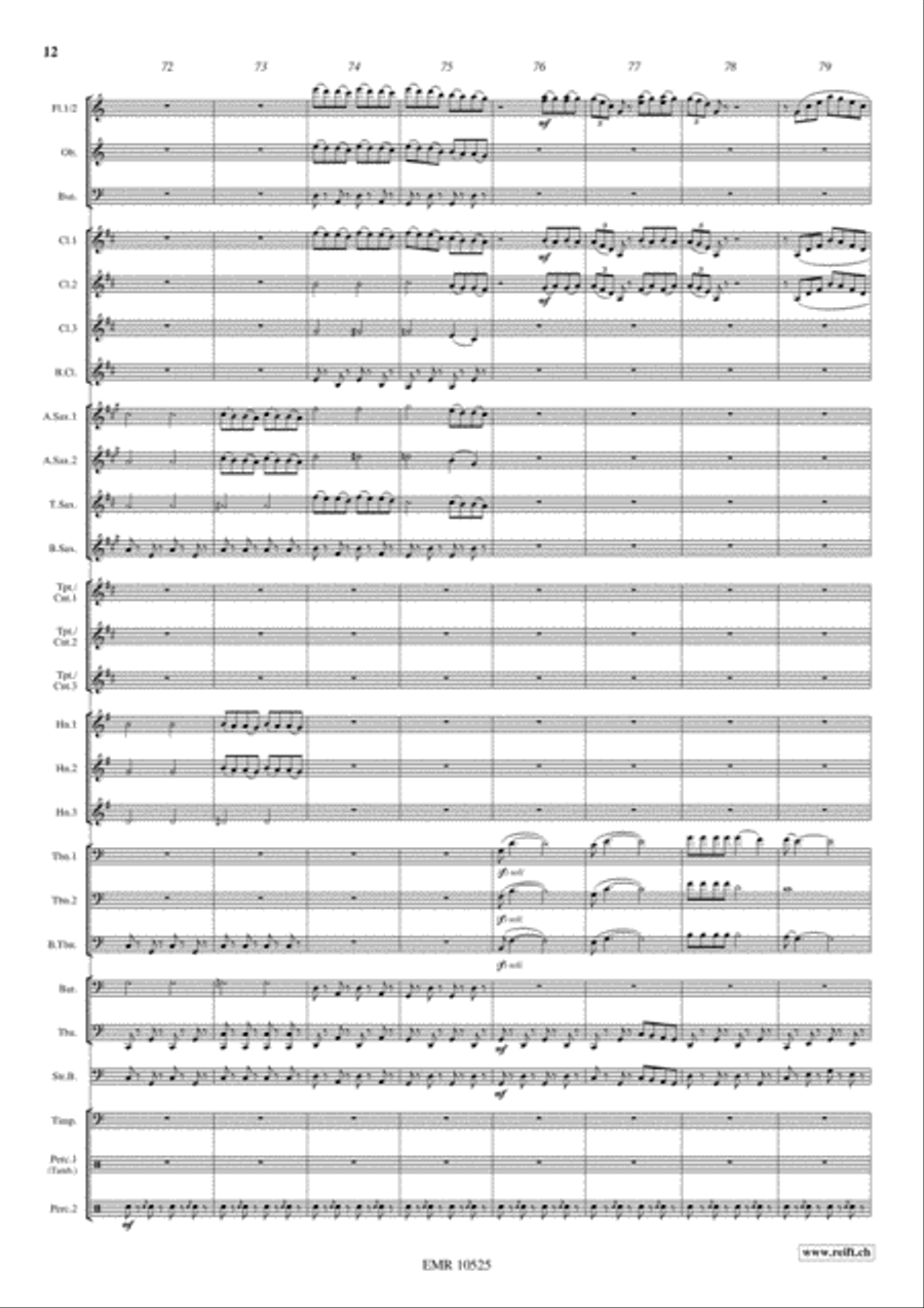 Swanee Concert Band scores gallery preview page 13