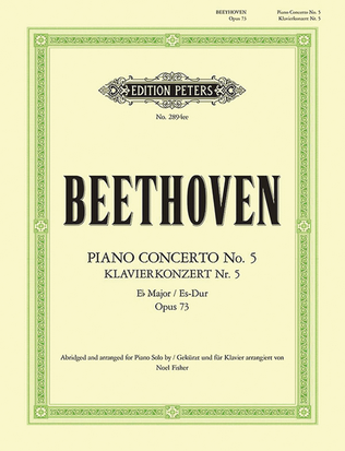 Book cover for Piano Concerto No.5, Op. 73 in Eb Major - "Emperor"