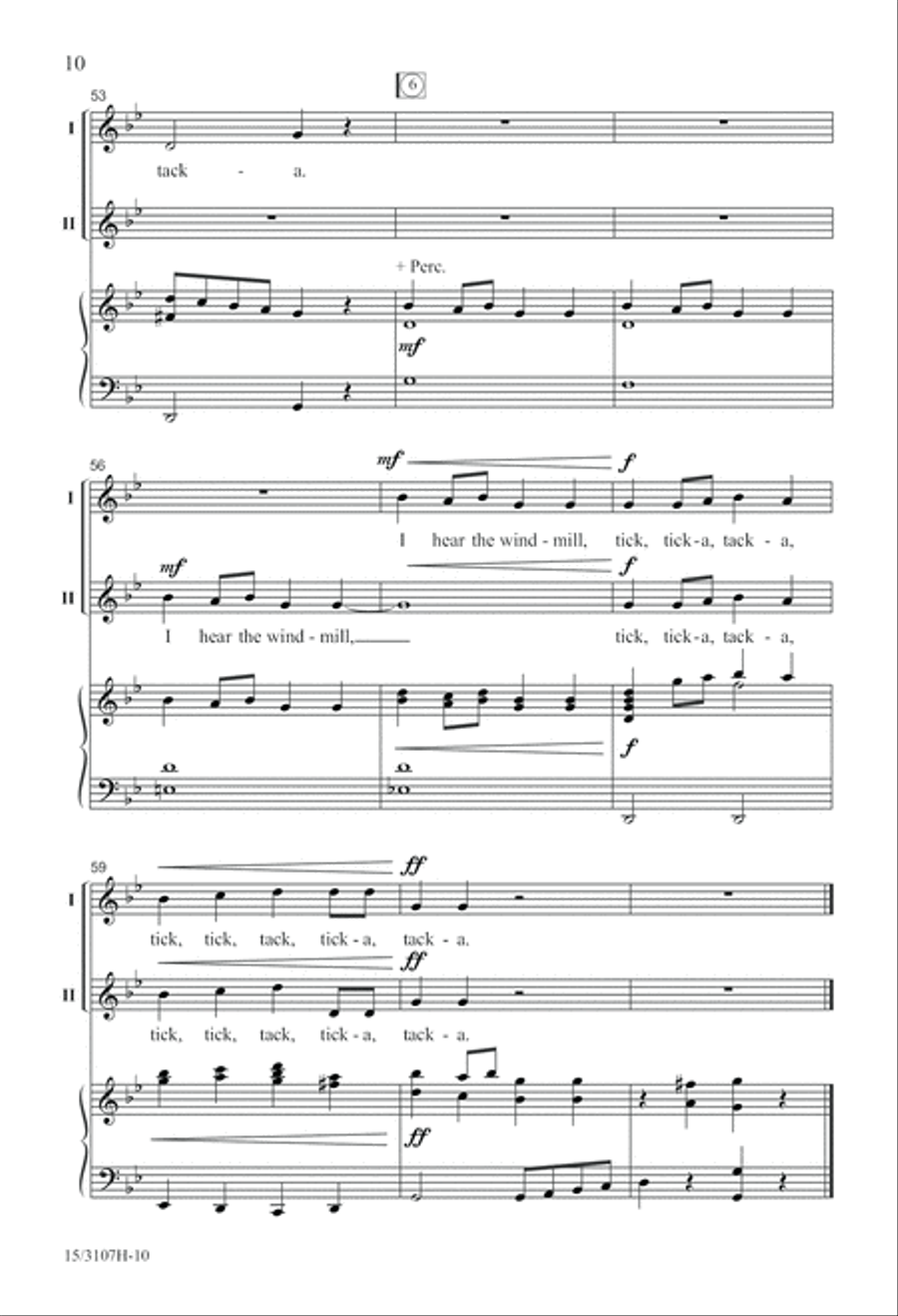 I Hear the Windmill 2-Part scores gallery preview page 11