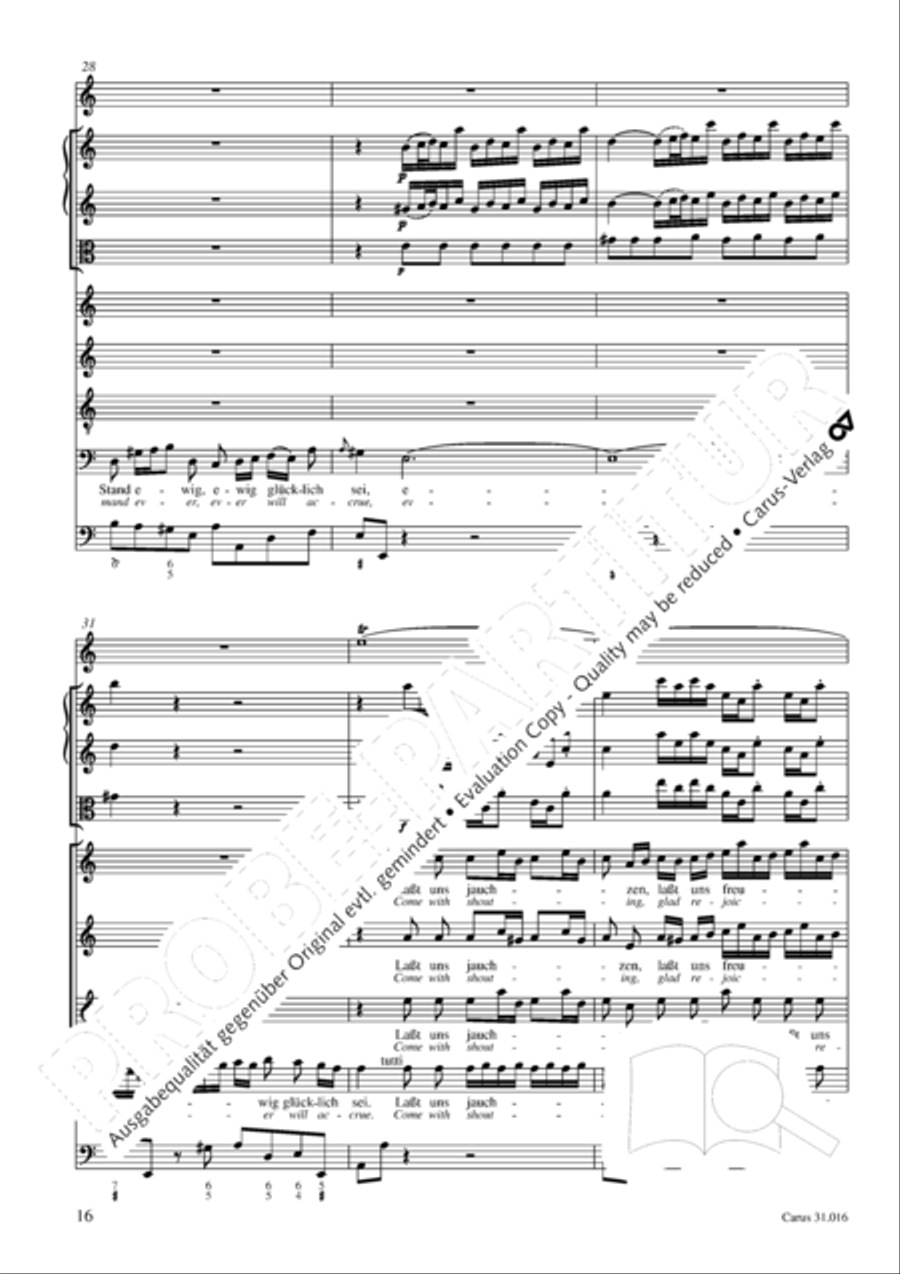 Lord God, thy praise we sing (Herr Gott, dich loben wir) ATB scores gallery preview page 17