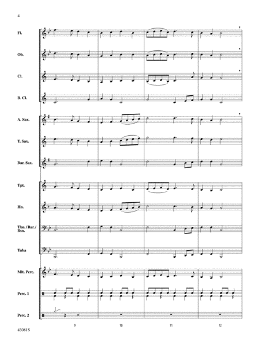 'Tis the Season to Be Jolly!: Score Concert Band scores gallery preview page 4