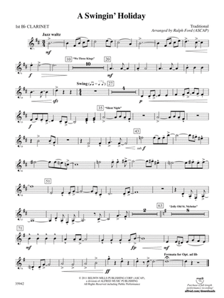 A Swingin' Holiday: 1st B-flat Clarinet