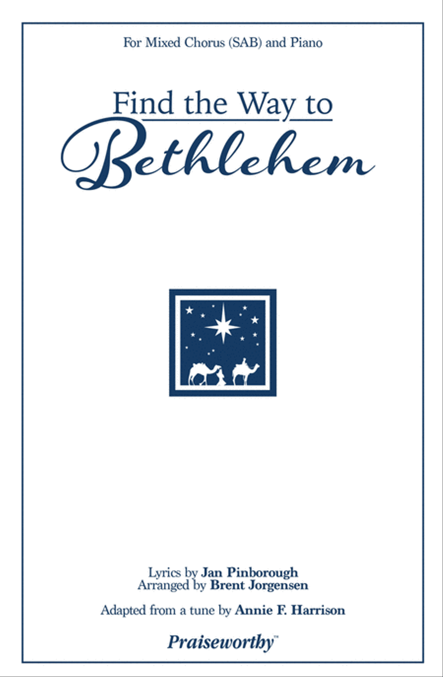 Find the Way to Bethlehem - SAB 3-Part scores gallery preview page 1