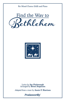 Book cover for Find the Way to Bethlehem - SAB