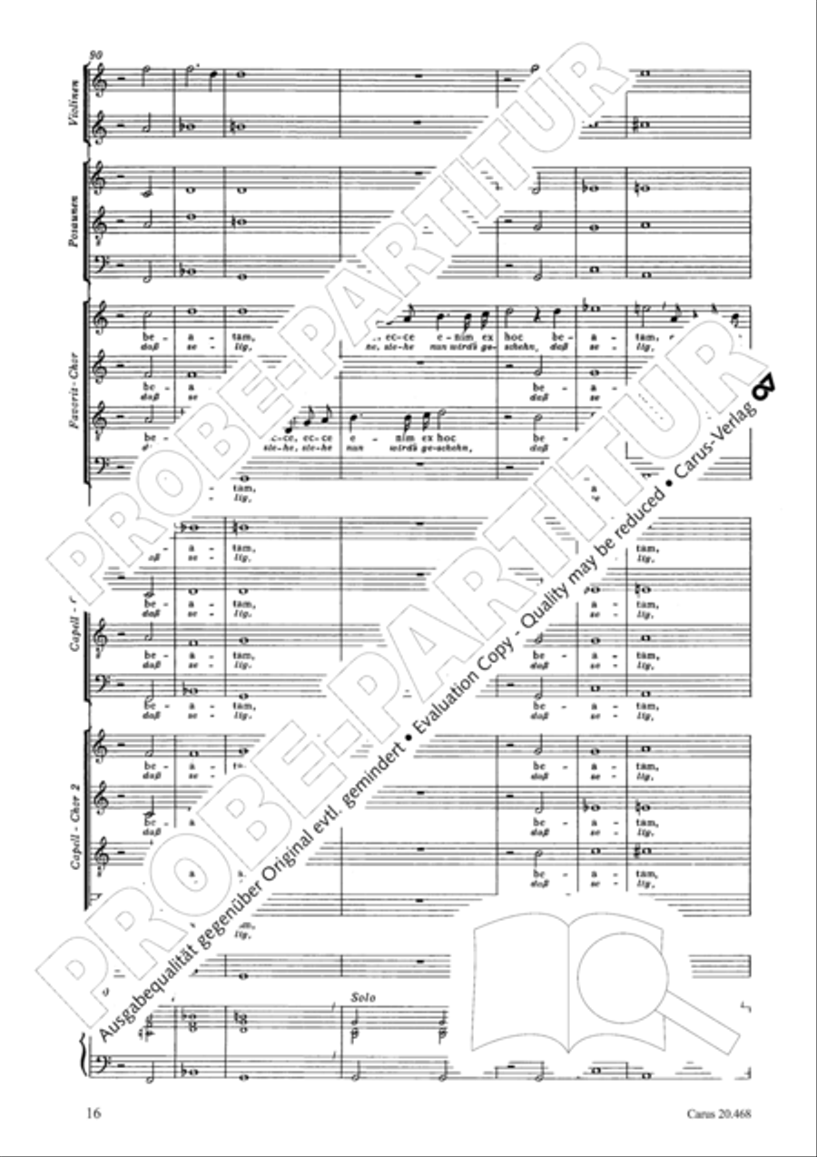 Uppsala-Magnificat 4-Part scores gallery preview page 17