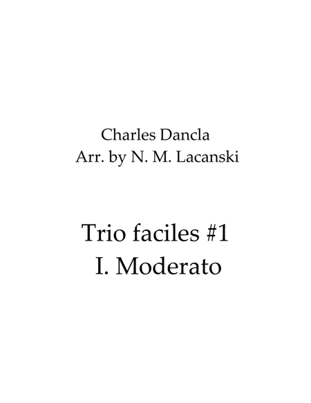 Trio faciles #1 I. Moderato image number null