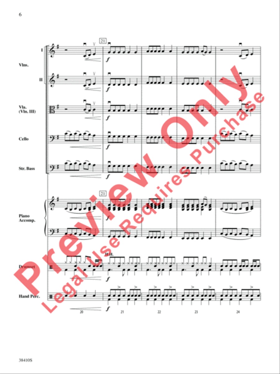 Any Way You Want It String Orchestra scores gallery preview page 7