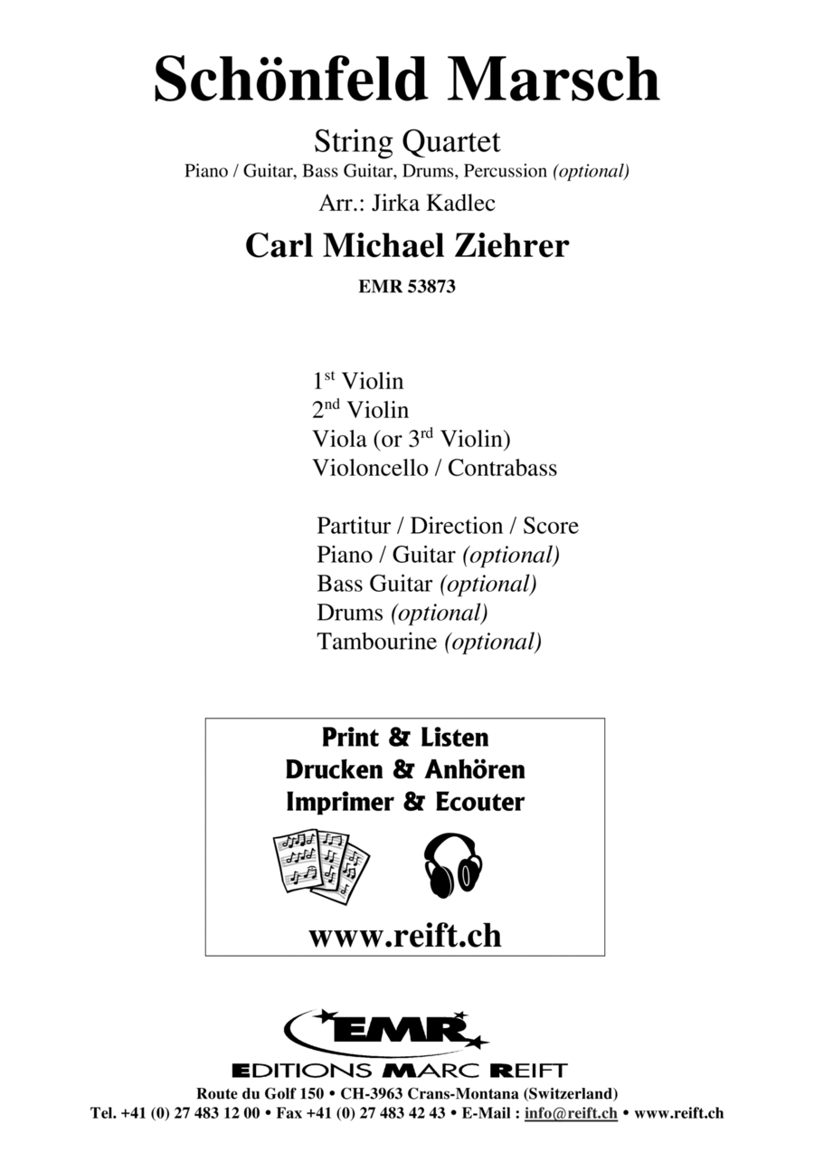 Schonfeld Marsch Cello scores gallery preview page 1