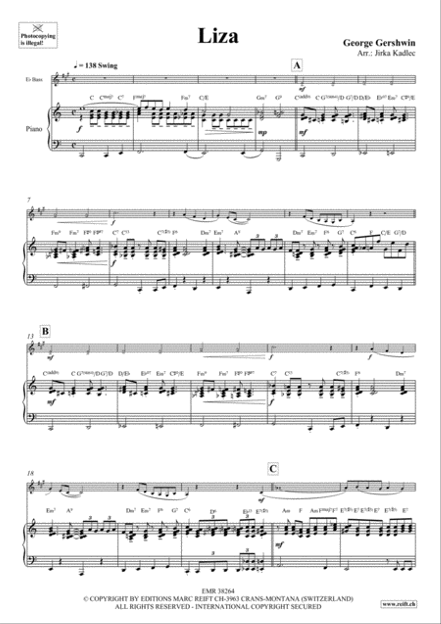 Liza Liza Piano Accompaniment scores gallery preview page 4