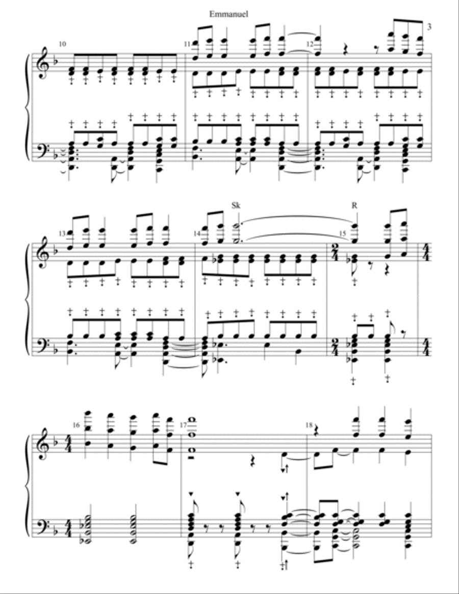 Emmanuel Handbell Choir scores gallery preview page 3