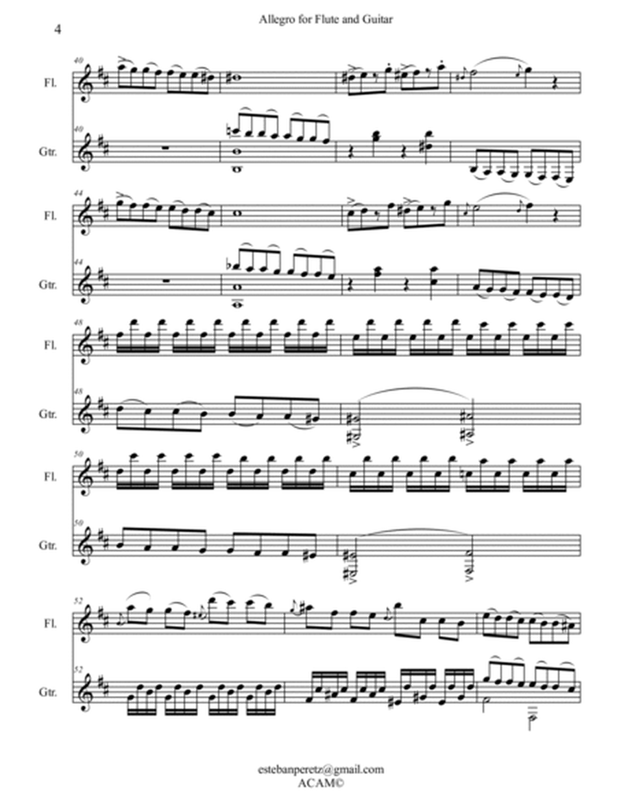 Allegro for Flute and Guitar image number null