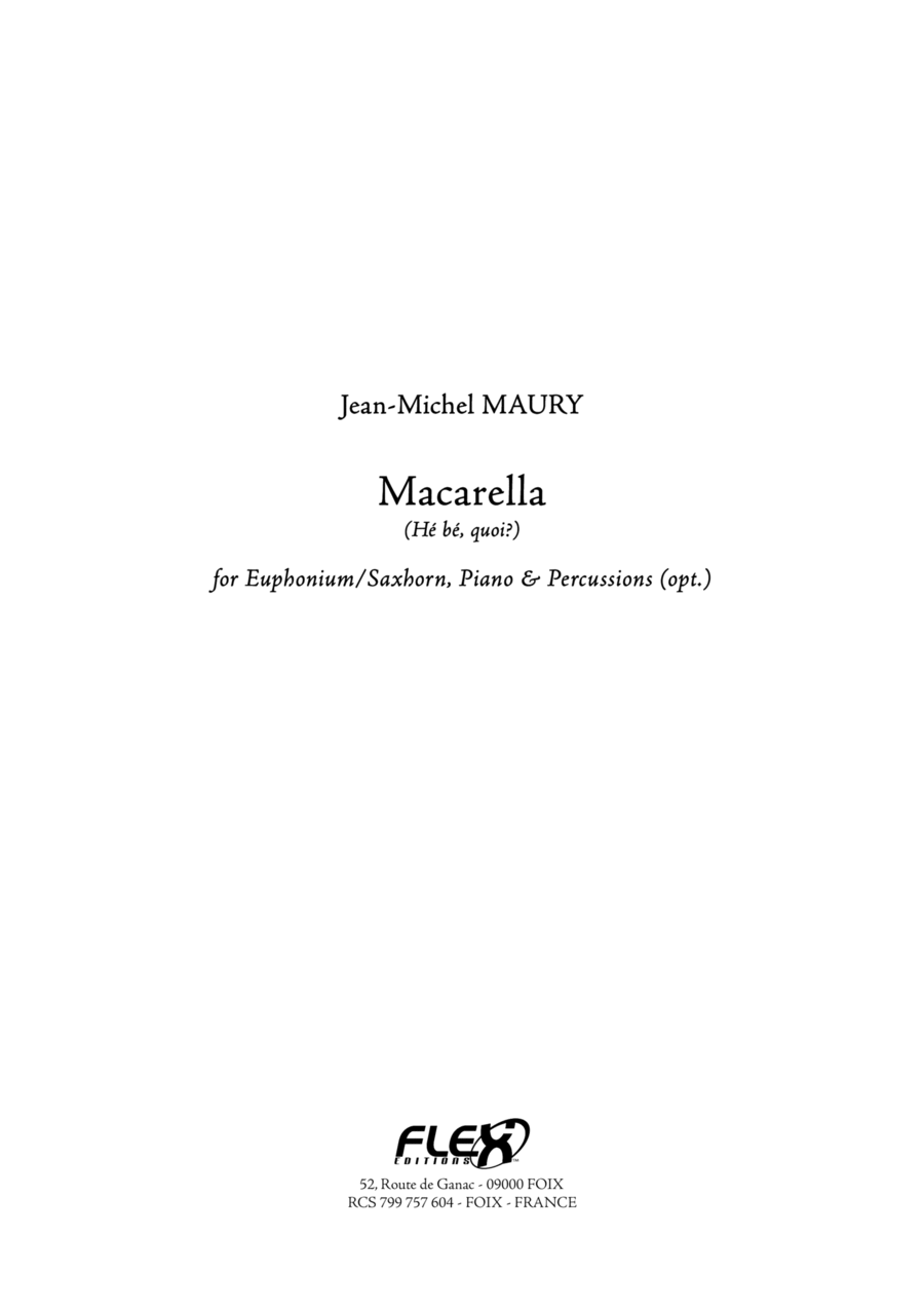 Macarella Euphonium scores gallery preview page 1
